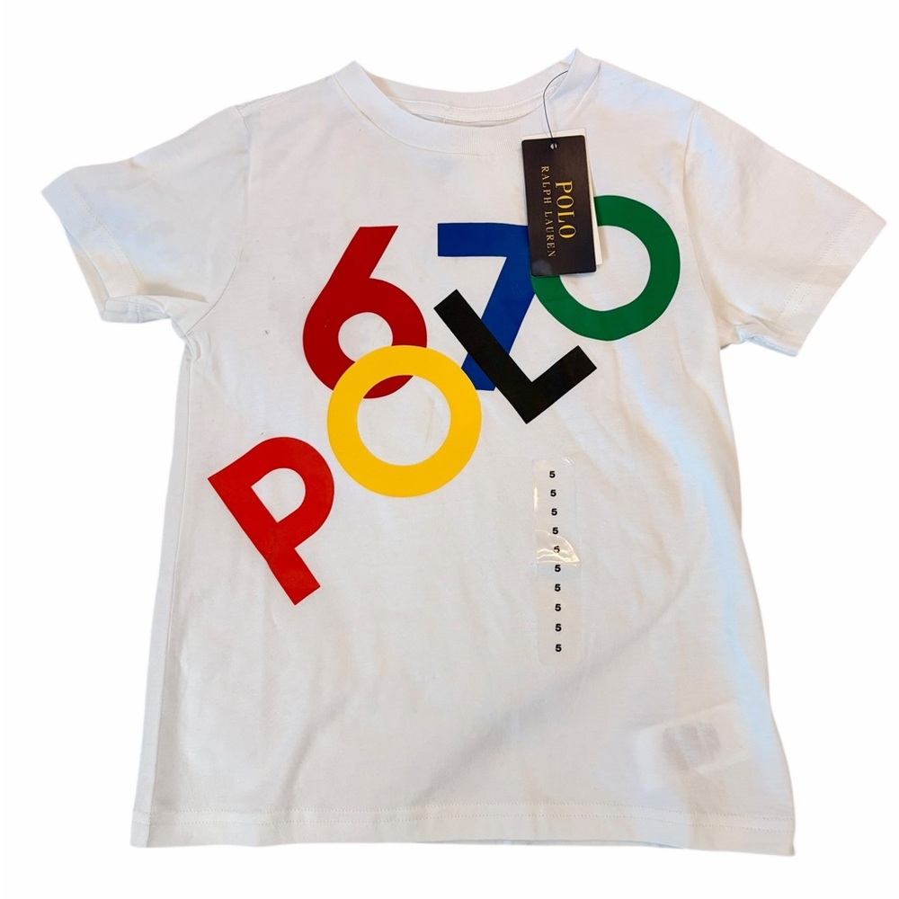 🚩Polo Ralph Lauren  Logo Cotton Jersey T-shirt T5 NWT🛍️